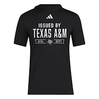 adidas Texas AM Aggies 2025 AREOREADY Sideline Training Hooded T-Shirt