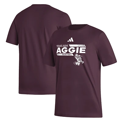 adidas Texas AM Aggies Ol' Sarge Basketball T-Shirt