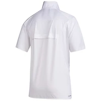 adidas Texas AM Aggies Ol' Sarge Sideline Short Sleeve Quarter-Zip Pullover Top