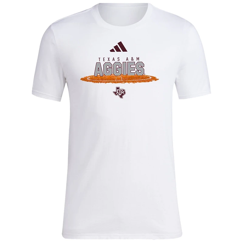 adidas Texas AM Aggies Softball Pitcher's Circle T-Shirt