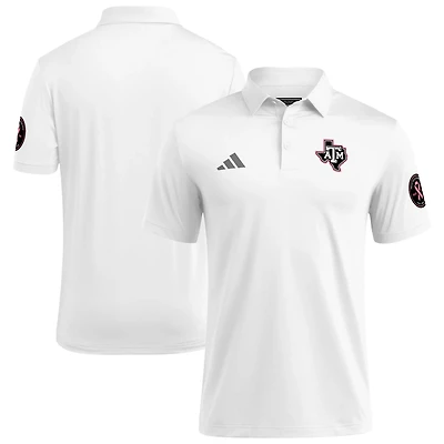 adidas Texas AM Aggies Wear Pink Breast Cancer Awareness Polo
