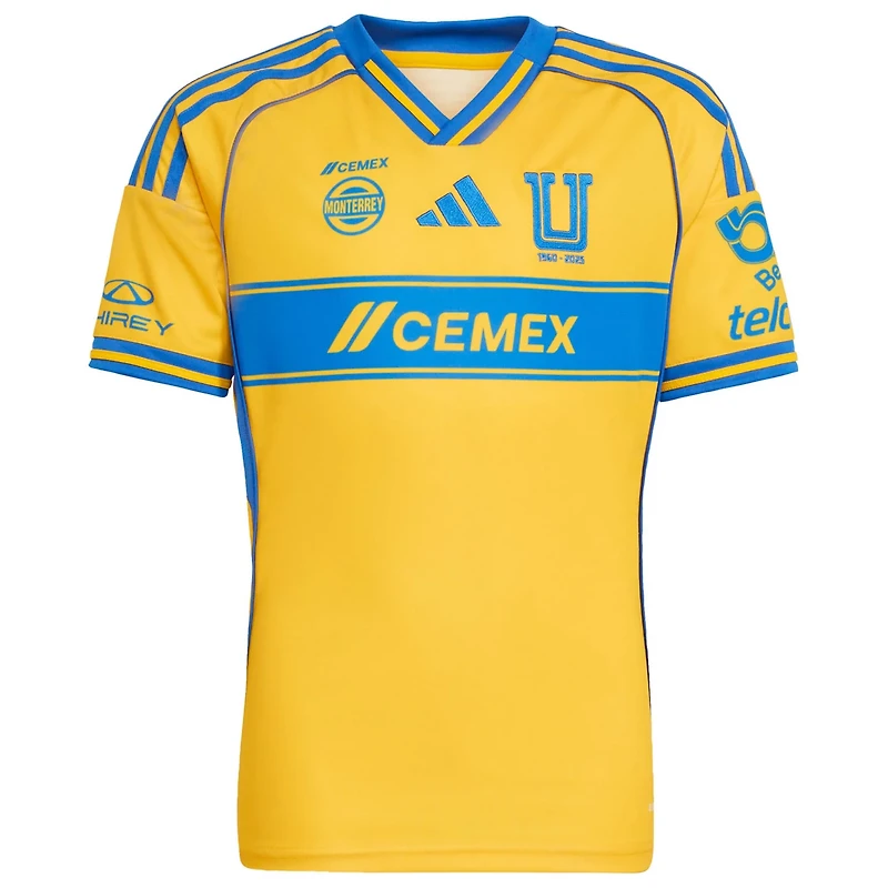 adidas Tigres UANL 2025 26 Home Replica Jersey