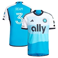 adidas Tim Ream Charlotte FC 2024 The Carolina Kit Explore Authentic Player Jersey