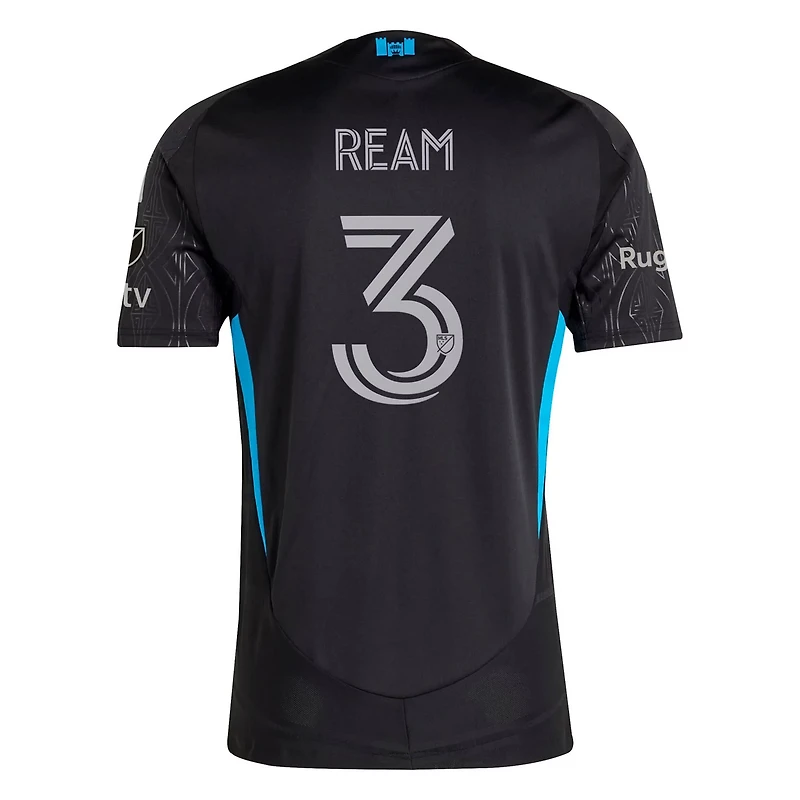 adidas Tim Ream Charlotte FC 2025 Fortress Kit Authentic Player Jersey