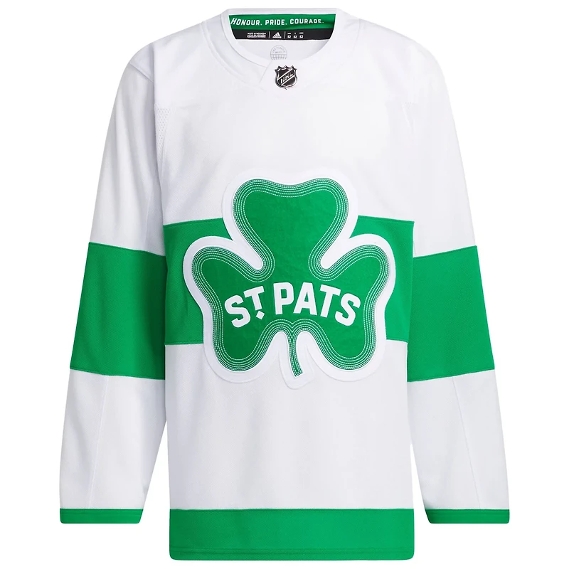 adidas Toronto Maple Leafs St Patricks Alternate Primegreen Authentic Jersey