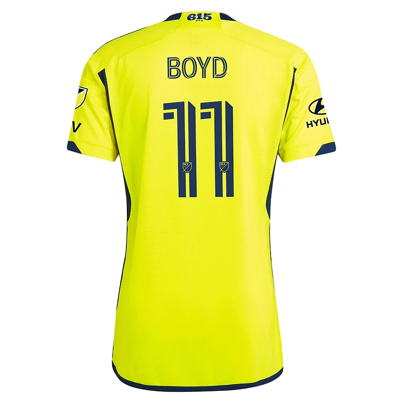 adidas Tyler Boyd Nashville SC 2024 The 615 Kit Authentic Player Jersey