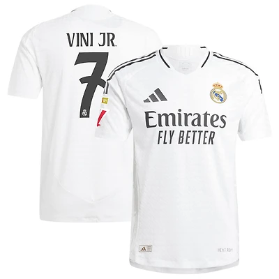 adidas Vini Jr Real Madrid 2024 25 Home Authentic Player Jersey