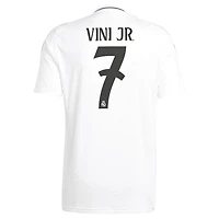adidas Vini Jr Real Madrid 2024 25 Home Replica Player Jersey