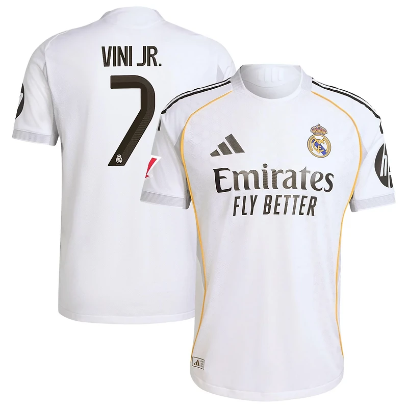 adidas Vini Jr Real Madrid 2025 26 Home Authentic Jersey