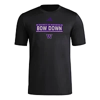 adidas Washington Huskies Locker Slogan Pre-Game T-Shirt