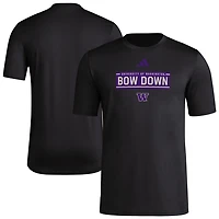 adidas Washington Huskies Locker Slogan Pre-Game T-Shirt