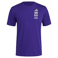 adidas Washington Huskies Reverse Retro Baseball 2 Hit T-Shirt
