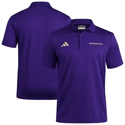 adidas Washington Huskies Ultimate 365 Ottoman Polo Shirt