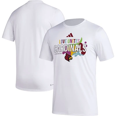 adidas x Rich Mnisi Pride Collection Louisville Cardinals Pregame AEROREADY T-Shirt