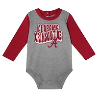Alabama Tide Double Up Long Sleeve Bodysuit  Pant Set
