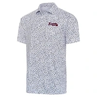 Antigua /Black Atlanta Braves Motion Polo