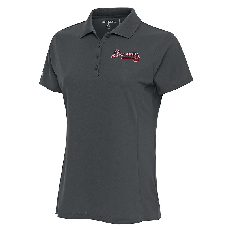 Antigua Atlanta Braves Logo Legacy Pique Polo