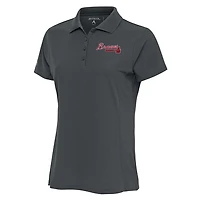 Antigua Atlanta Braves Logo Legacy Pique Polo