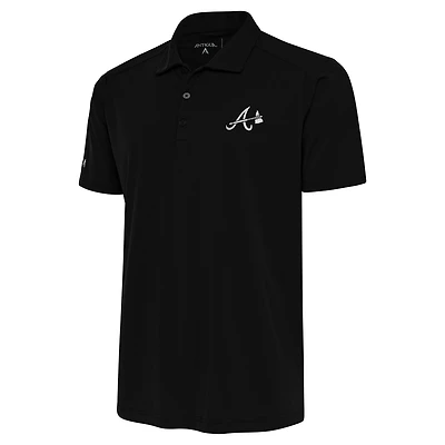 Antigua Atlanta Braves Metallic Tribute Polo