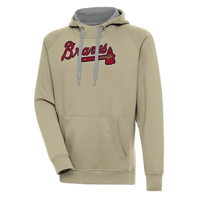 Antigua Atlanta Braves Victory Pullover Hoodie