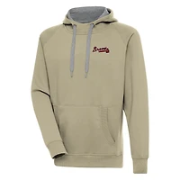 Antigua Atlanta Braves Victory Pullover Hoodie