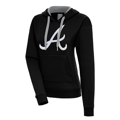 Antigua Atlanta Braves Victory Pullover Hoodie