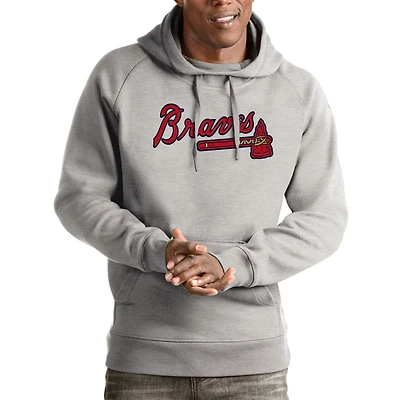 Antigua Atlanta Braves Victory Pullover Hoodie