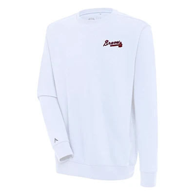 Antigua Atlanta Braves Victory Pullover Sweatshirt