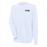 Antigua Atlanta Braves Victory Pullover Sweatshirt