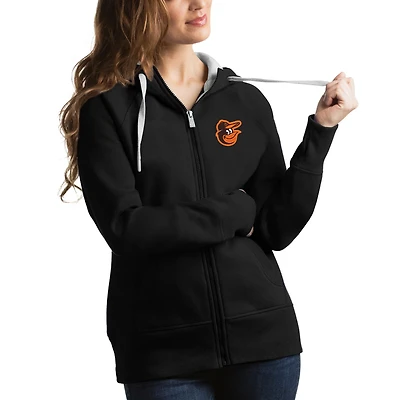 Antigua Baltimore Orioles Victory Full-Zip Hoodie