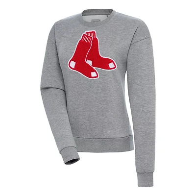 Antigua Boston Red Sox Victory Chenille Pullover Sweatshirt