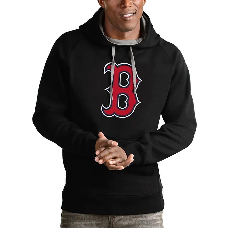 Antigua Boston Red Sox Victory Pullover Team Logo Hoodie