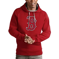 Antigua Boston Sox Victory Pullover Team Logo Hoodie