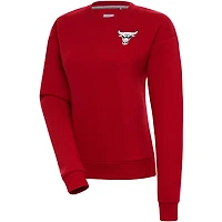 Antigua Chicago Bulls Brushed Metallic Victory Pullover Sweatshirt