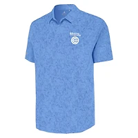 Antigua Chicago Cubs Cactus Spring Training Lush Button-Up Shirt