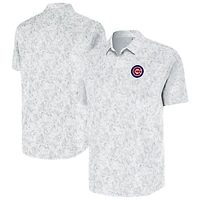 Antigua Chicago Cubs Lush Button-Up Shirt