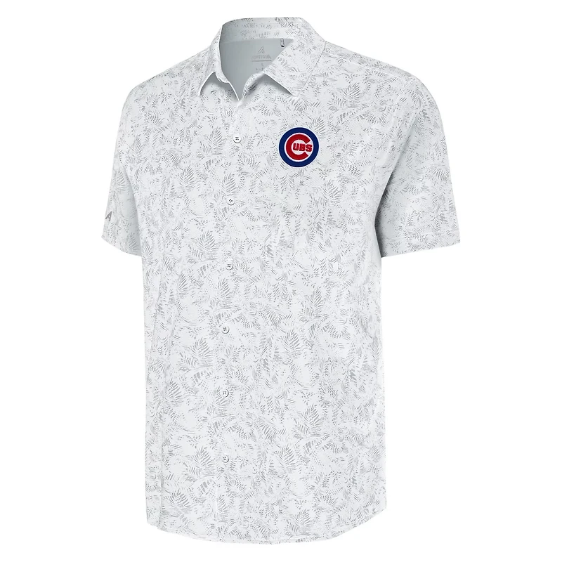 Antigua Chicago Cubs Lush Button-Up Shirt