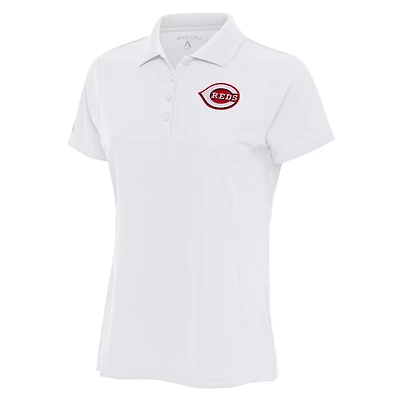Antigua Cincinnati Reds Logo Legacy Pique Polo