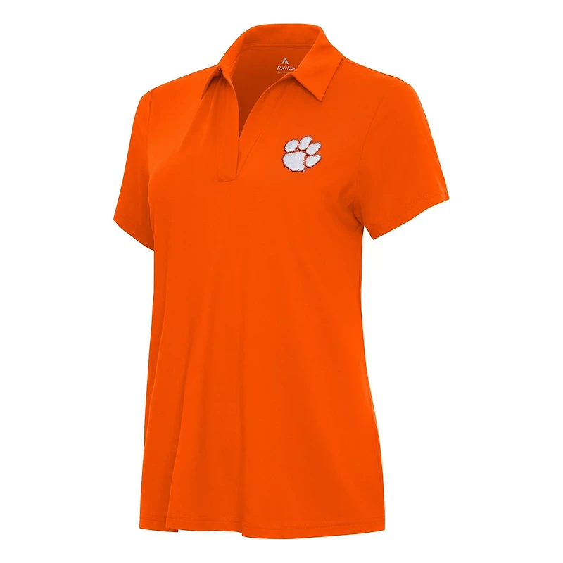 Antigua Clemson Tigers Era V-Neck Polo