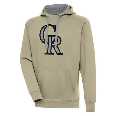 Antigua Colorado Rockies Victory Pullover Hoodie
