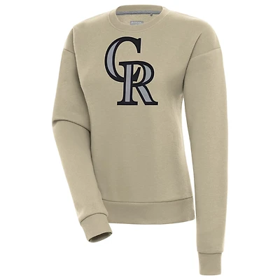 Antigua Colorado Rockies Victory Pullover Sweatshirt