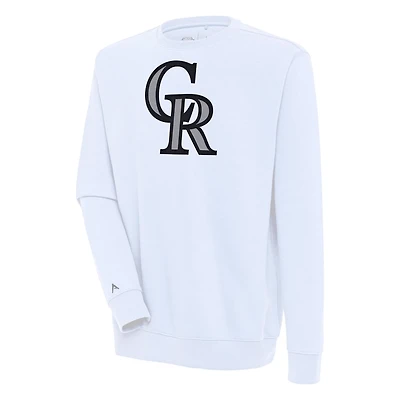 Antigua Colorado Rockies Victory Pullover Sweatshirt