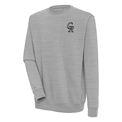 Antigua Colorado Rockies Victory Pullover Sweatshirt