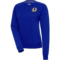 Antigua Dallas Mavericks Brushed Metallic Victory Pullover Sweatshirt