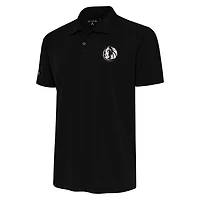 Antigua Dallas Mavericks Metallic Logo Tribute Desert Dry Polo