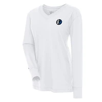 Antigua Dallas Mavericks Symbolic Long Sleeve V-Neck Top