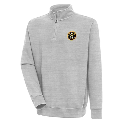 Antigua Denver Nuggets Victory Quarter-Zip Pullover Top