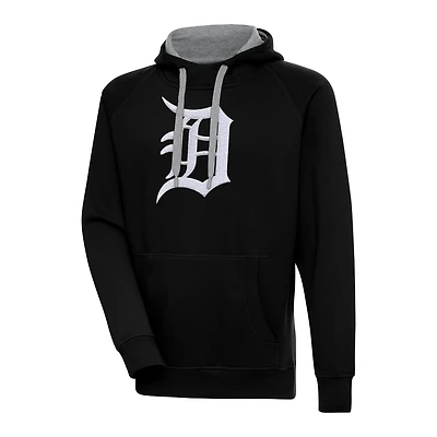 Antigua Detroit Tigers Victory Chenille Pullover Hoodie
