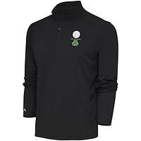 Antigua Golden State Warriors Shamrock Tribute Quarter-Zip Pullover Top
