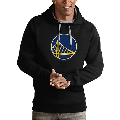 Antigua Golden State Warriors Team Logo Victory Pullover Hoodie